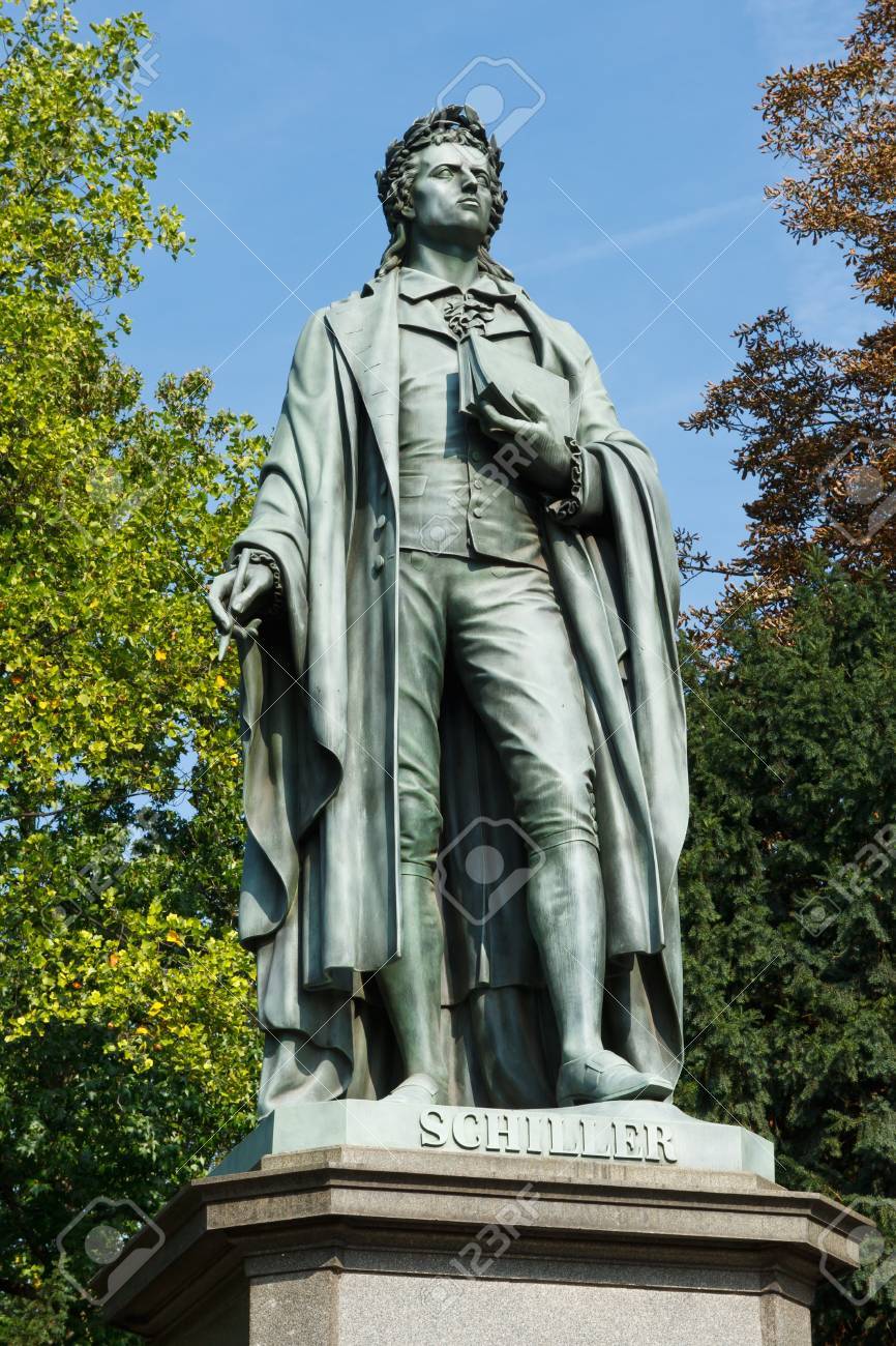 Johann Christoph フリードリヒ フォン シラー ドイツの詩人 哲学者 歴史家 劇作家の像 の写真素材 画像素材 Image