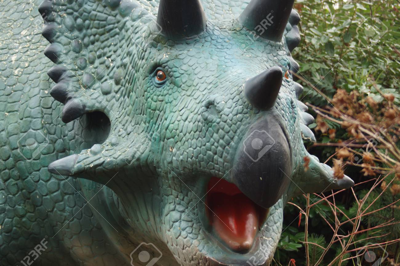 Pentaceratops Grossen Horn Gepanzerte Prahistorische Dinosaurier Ausgestorben Lizenzfreie Fotos Bilder Und Stock Fotografie Image