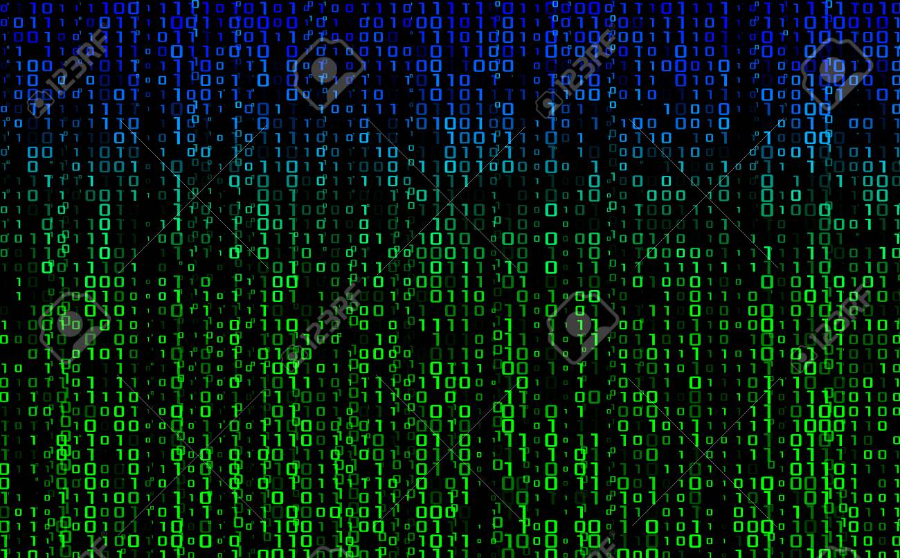 Stream Binary Matrix Code On Screen. Computer Matrix Numbers. The Concept  Of Coding, Crypto Exchange, Hacking Or Mining Cryptocurrency In Bitcoins.  Royalty Free SVG, Cliparts, Vectors, and Stock Illustration. Image  119012098.