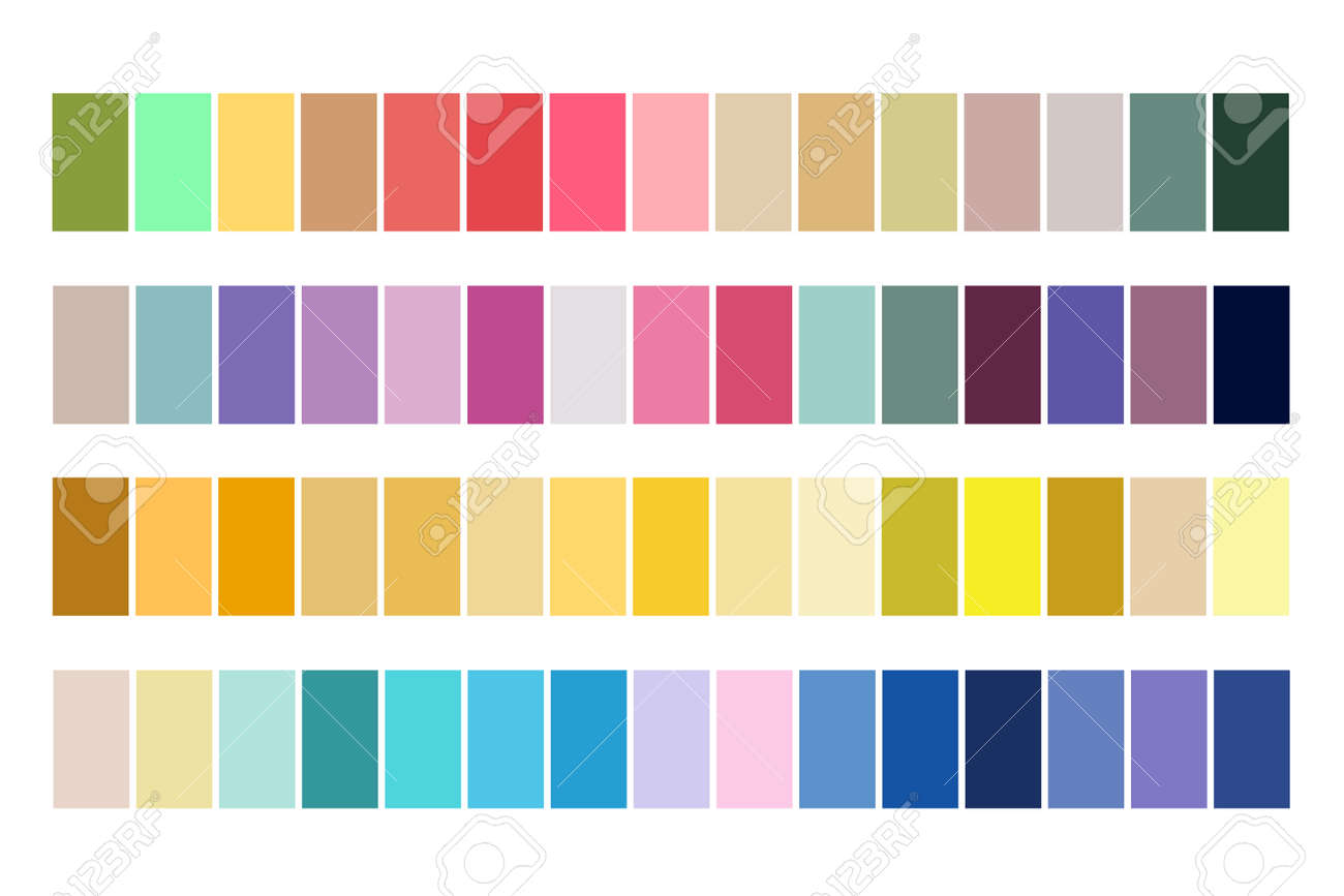 tavolozza di colori pastello del girasole