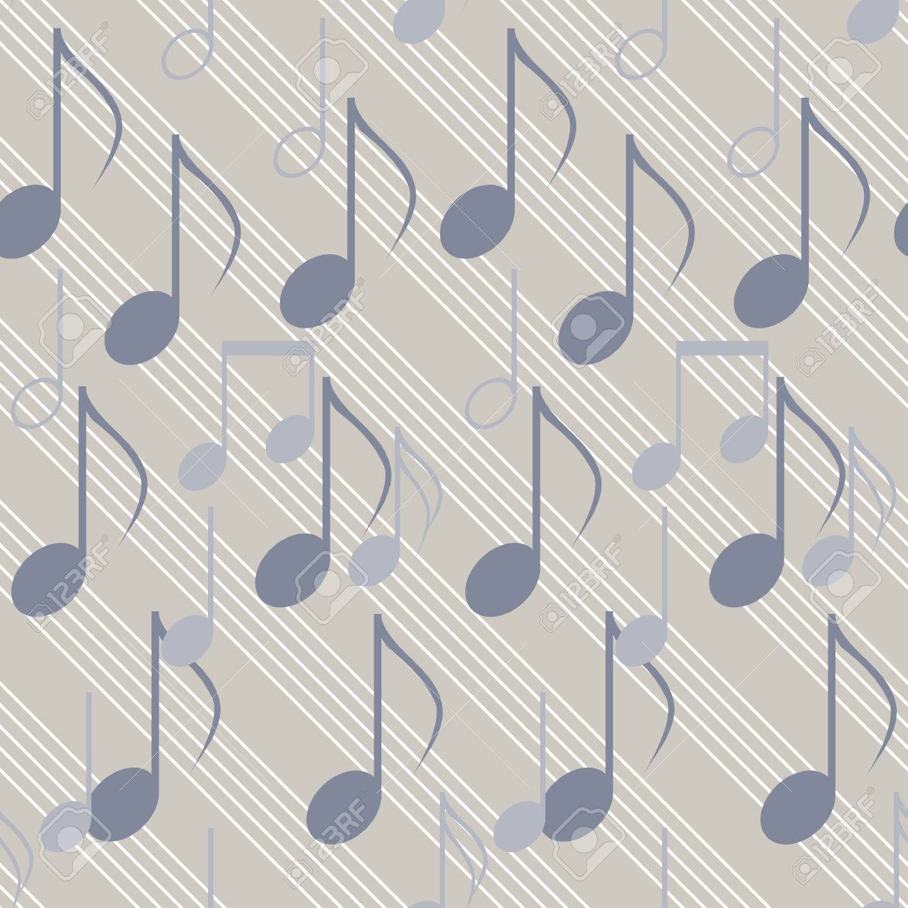 seamless music pattern with staff and notes elegant print of music staff notes printable