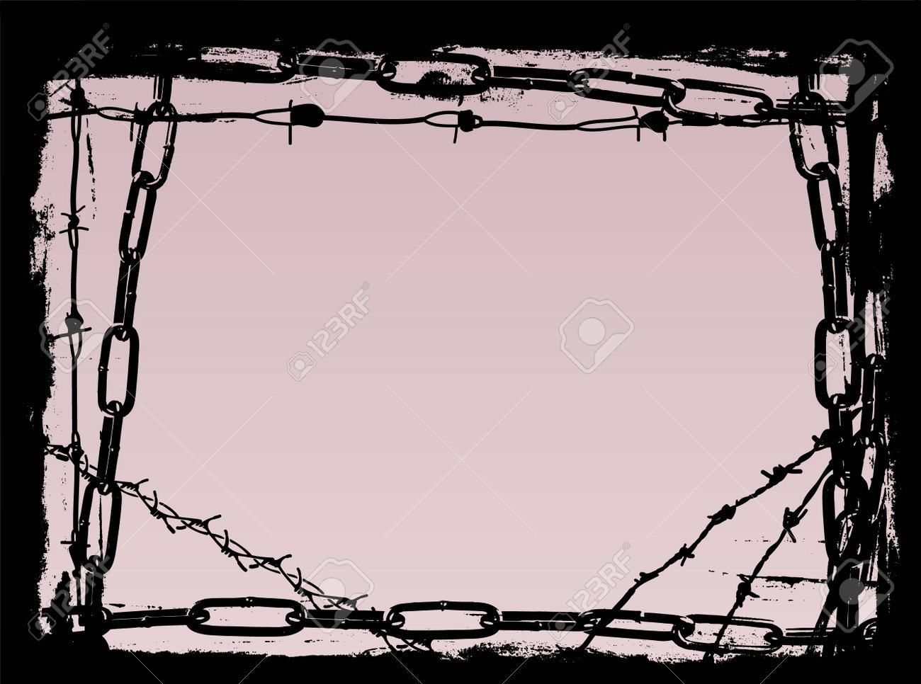 Barbed Wire Border Barbed Wire Border