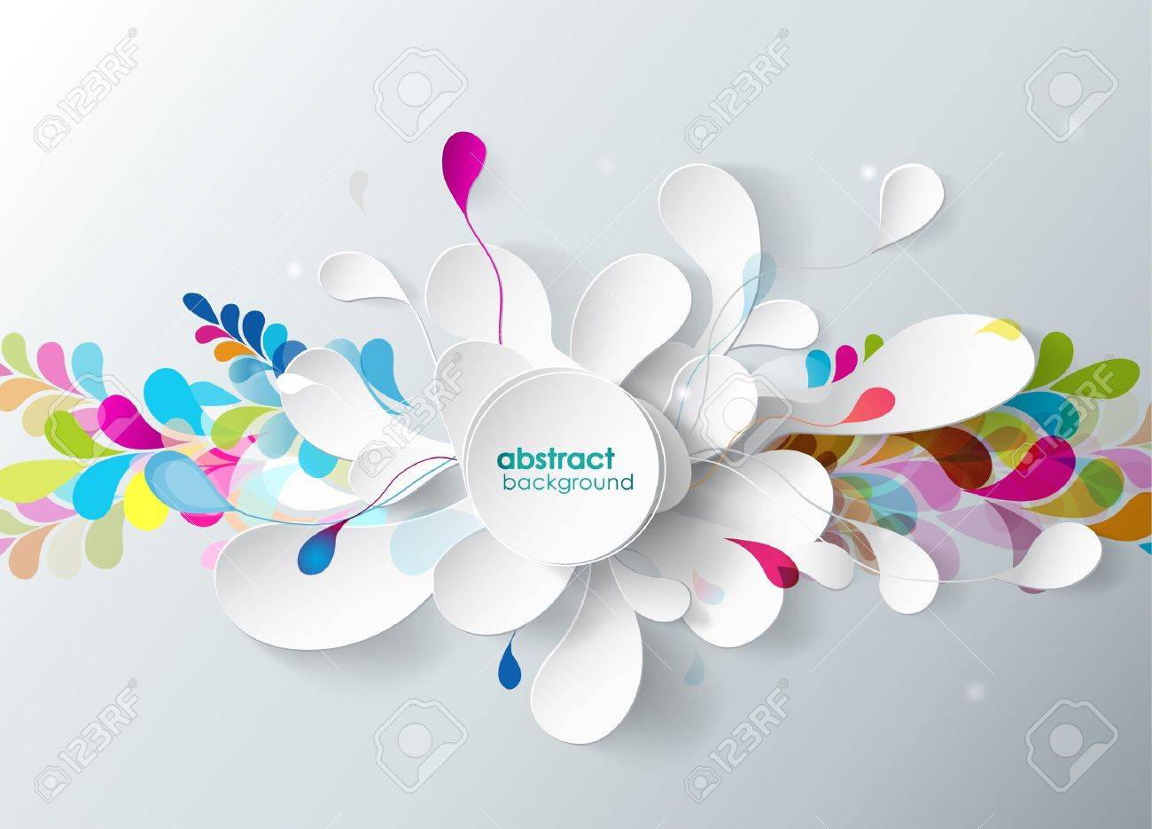 abstract background with paper flower. - 21942206 abstract background with paper flower. - 21942206
