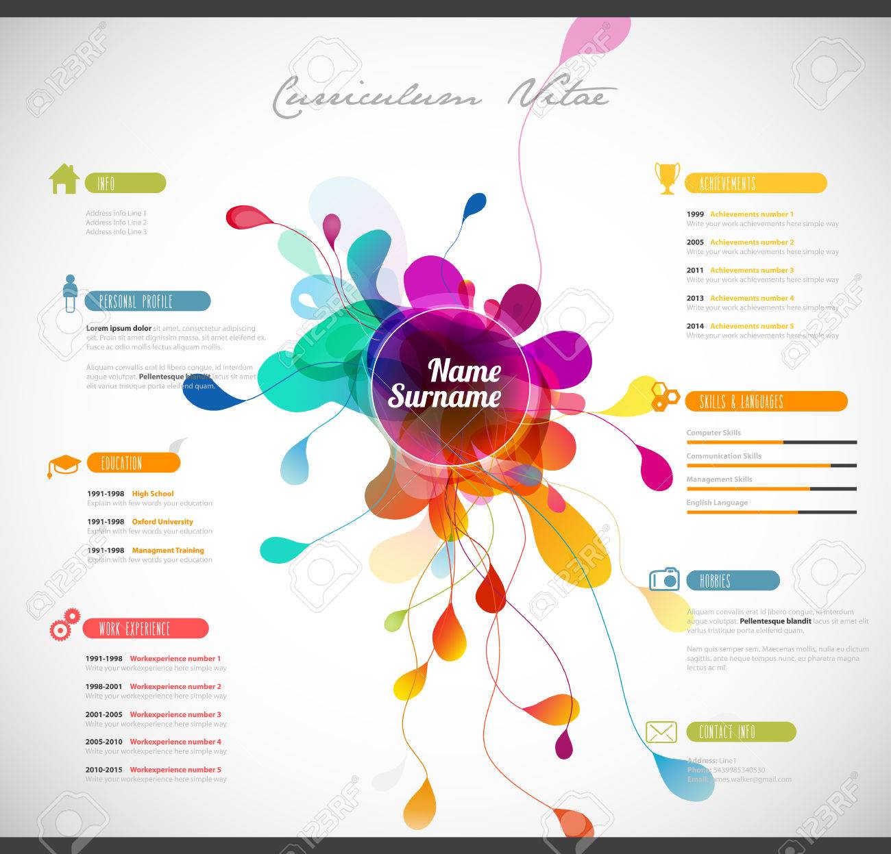 creative color rich cv