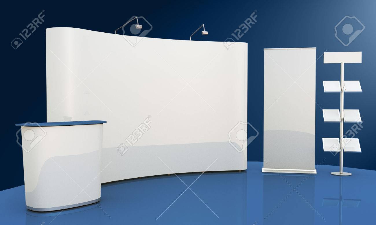 Render commercial stands, display of products at the fair - 31654136 Render commercial stands, display of products at the fair - 31654136