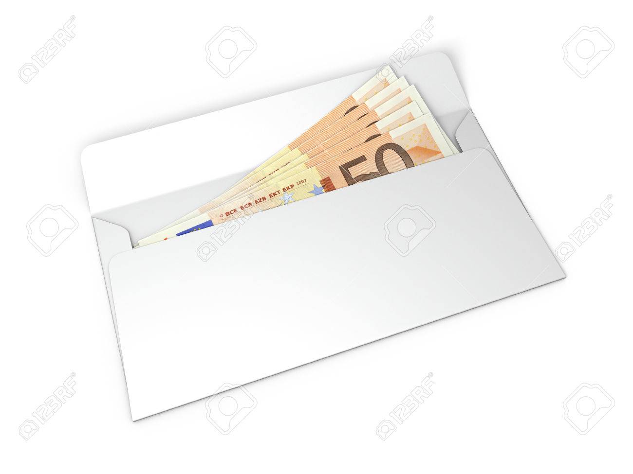 white envelope with money envelope with money