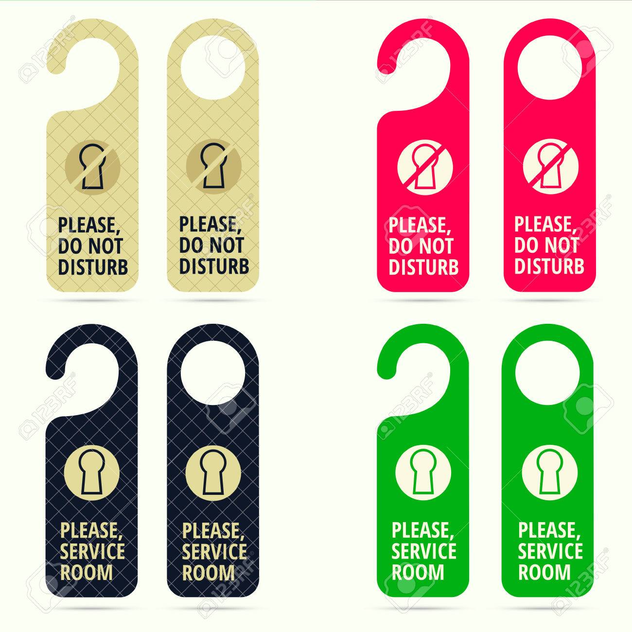 do not disturb sign templates