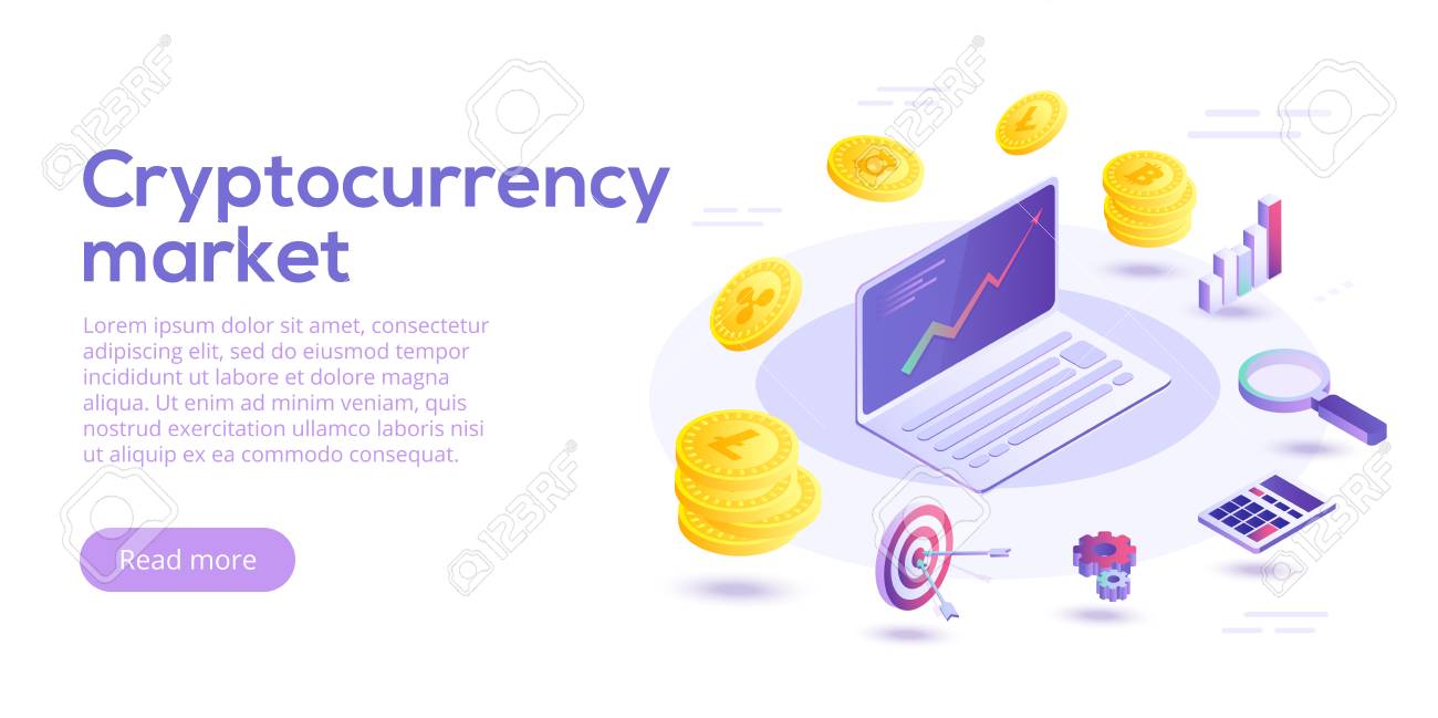 Cryptocurrency Transfer Isometric Vector Concept Illustration. Digital  Crypto Currency Exchange Or Transaction Process Background. Blockchain  Network Business Layout. Online Payment Or Mining Process. Royalty Free  SVG, Cliparts, Vectors, and Stock ...