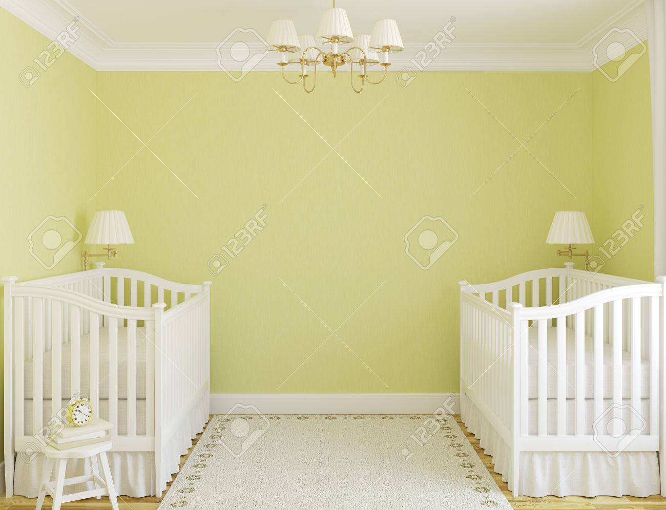 two cribs for twins