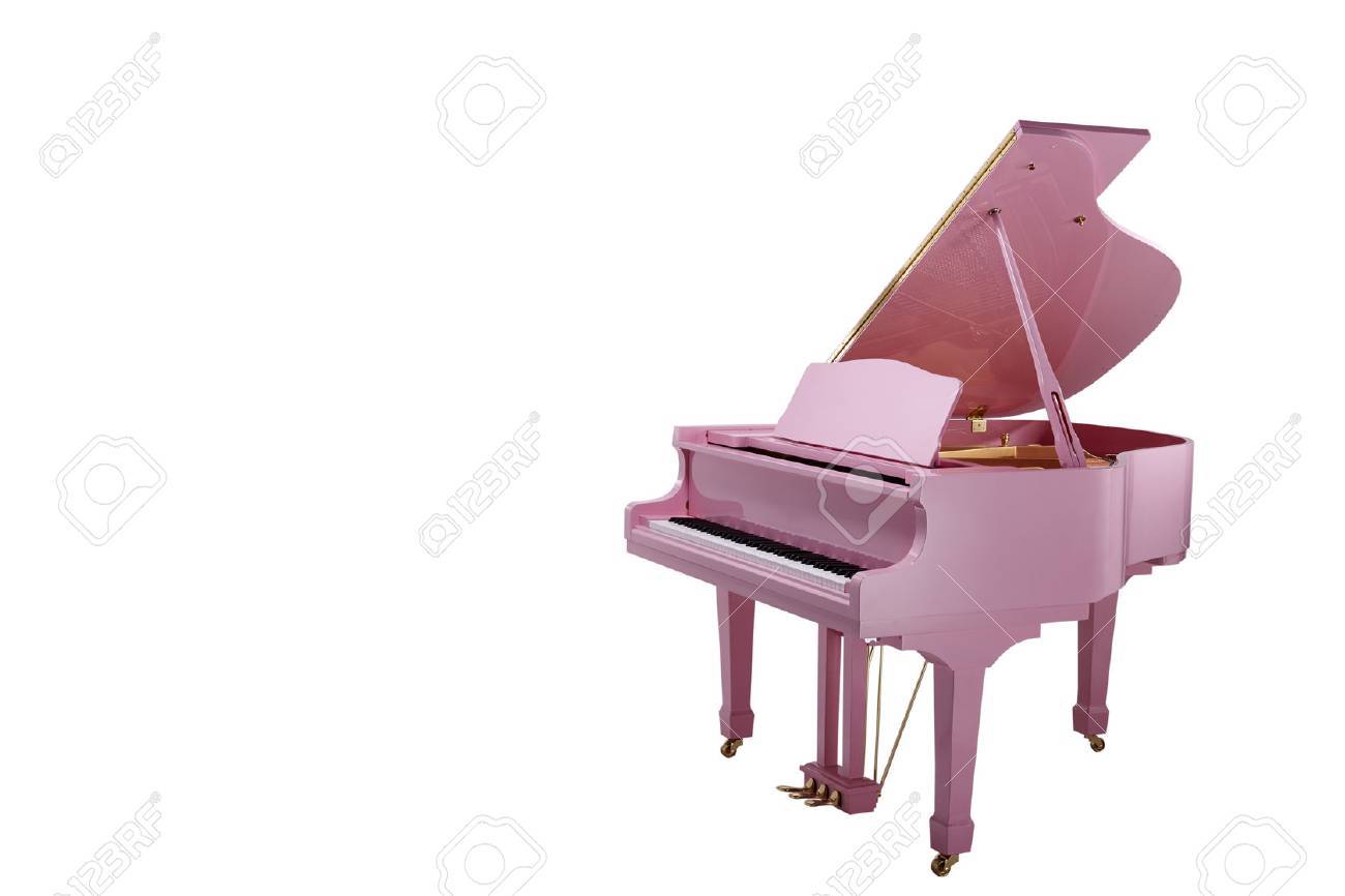 grand piano pink