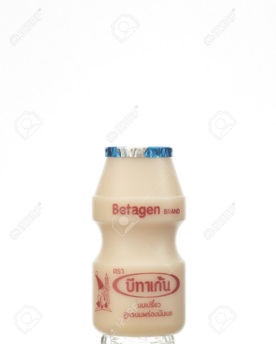 Kanchanaburi Thailand January 30 2018 Betagen Cultured Milk Drink Is Good Drink For A Healthy Digestive System Probiotic Dairy Produc On White Stock Photo Picture And Royalty Free Image Image 98328151