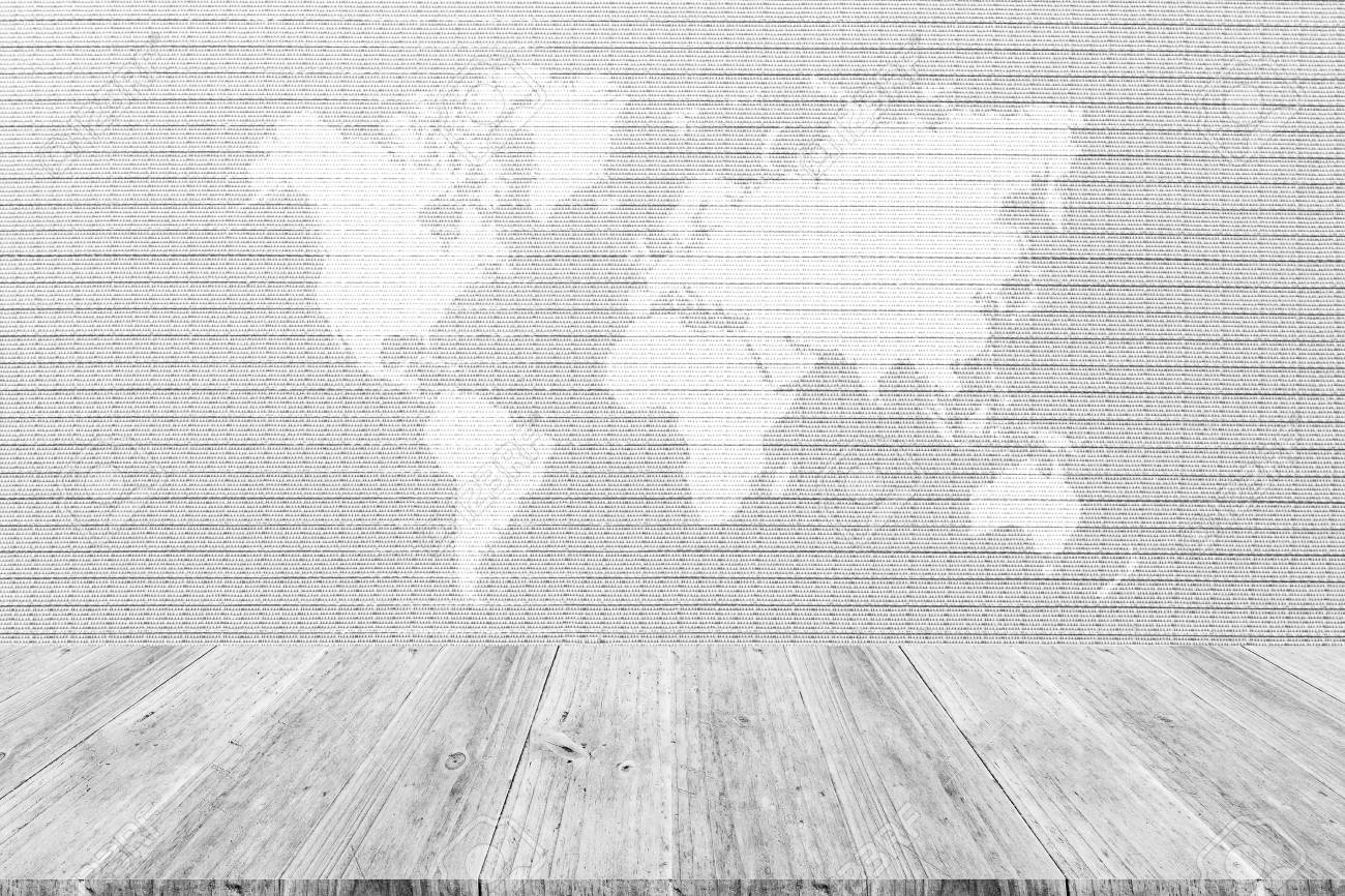 表面世界地図で白い色の木製テラスと壁紙インテリアの質感の背景 の写真素材 画像素材 Image