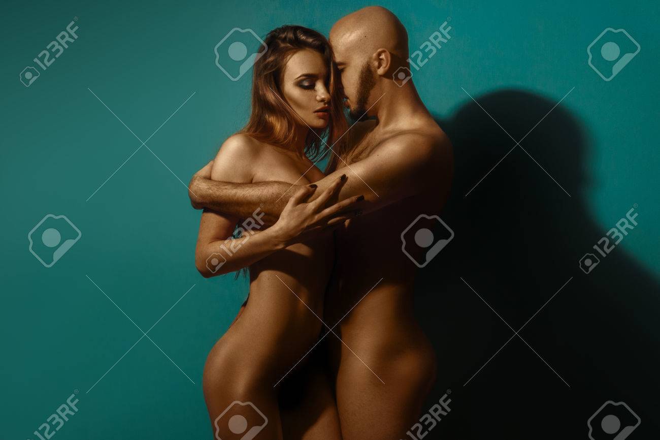 Beautiful Young Nude Couple Sexy Hold Each Other For Body Stock Photo,  Picture and Royalty Free Image. Image 70075037.