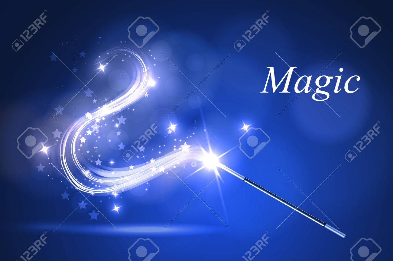 Vector illustration kolorful magic wand. - 51946848 Vector illustration kolorful magic wand. - 51946848