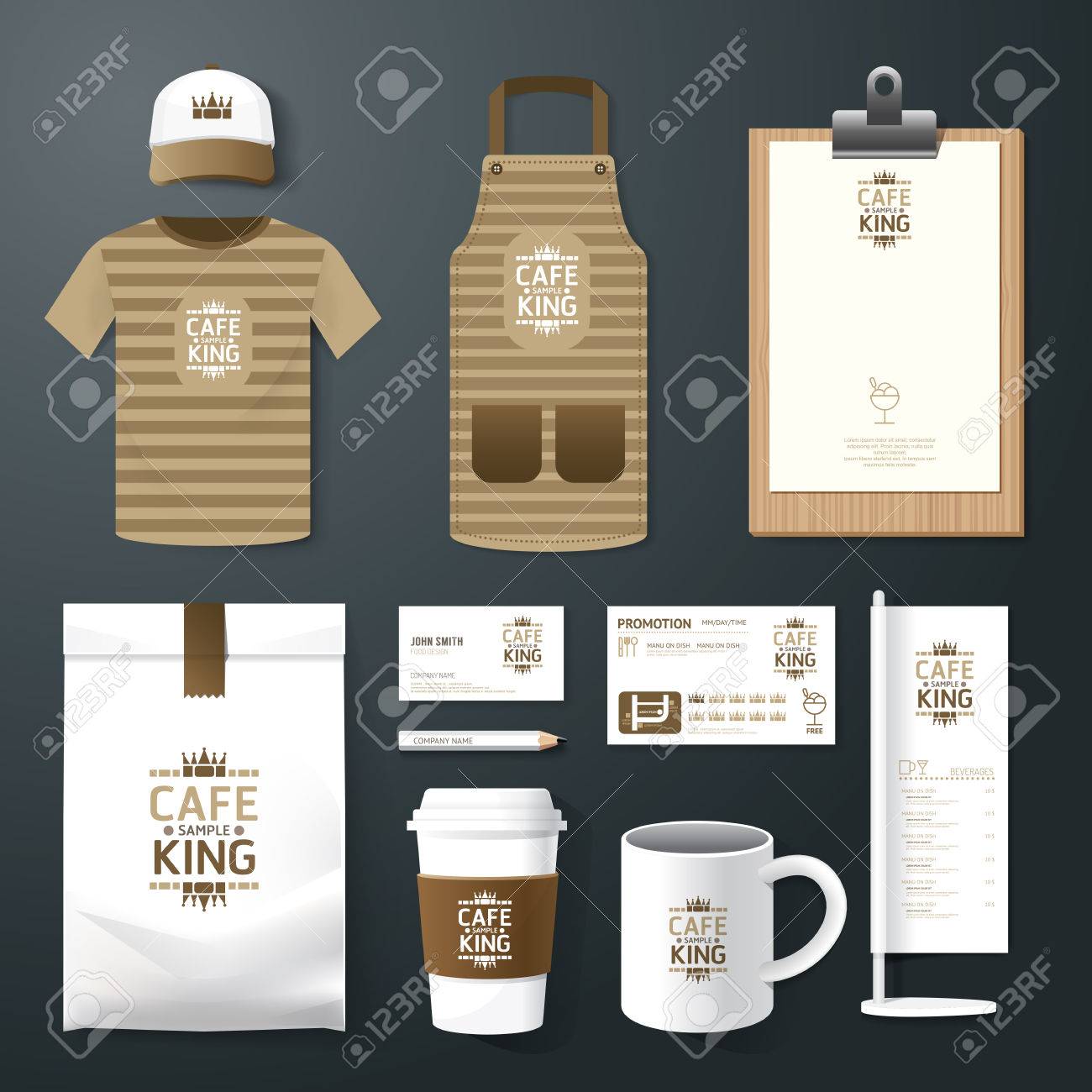 vector restaurant cafe set flyer, menu, package, t-shirt, cap vector restaurant cafe set flyer, menu, package, t-shirt, cap