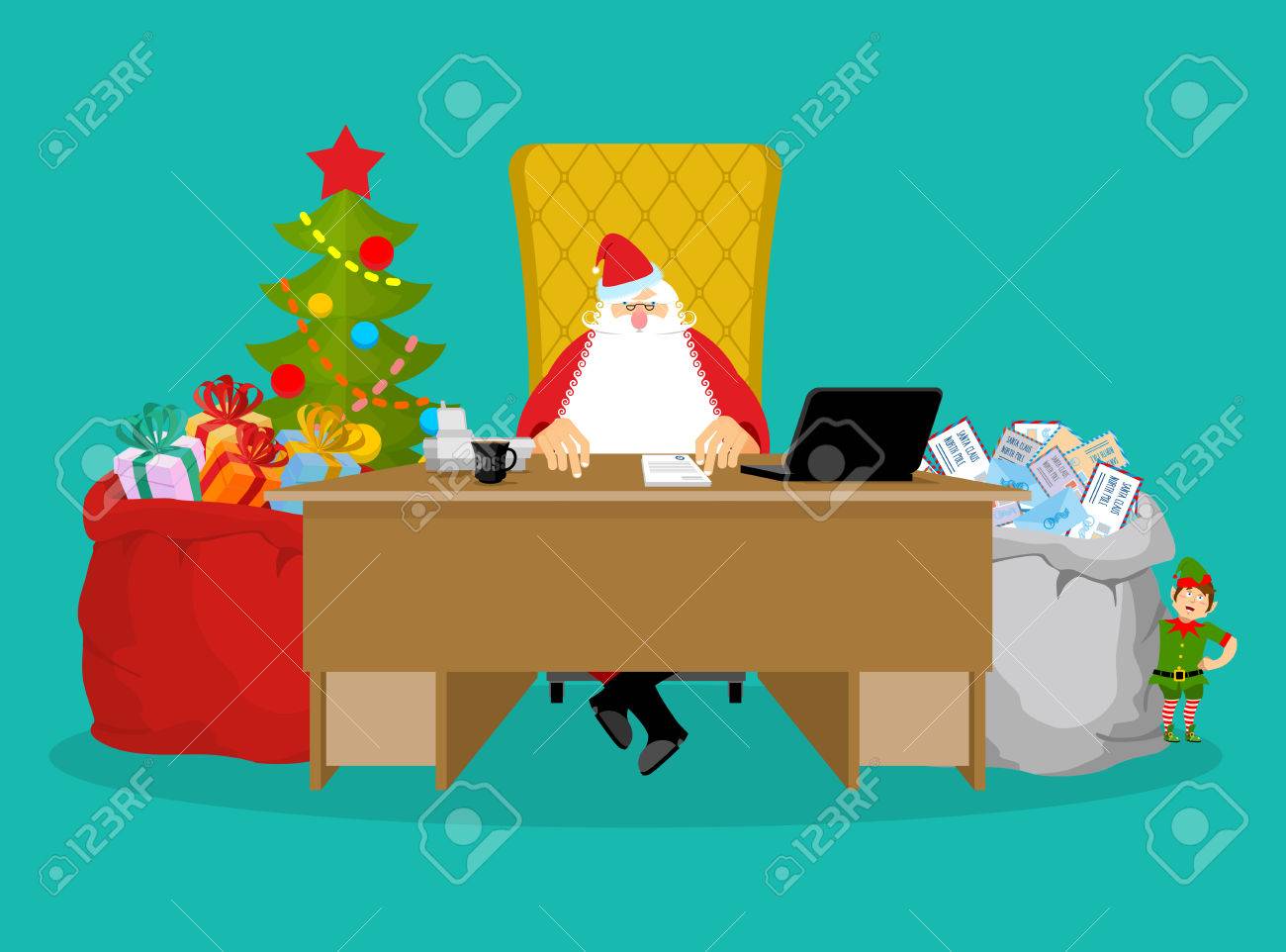 Checks By Mail >> Santa Job Claus Checks Mail From Children Big Bag Of Incoming Checks By Mail >> Santa Job Claus Checks Mail From Children Big Bag Of Incoming