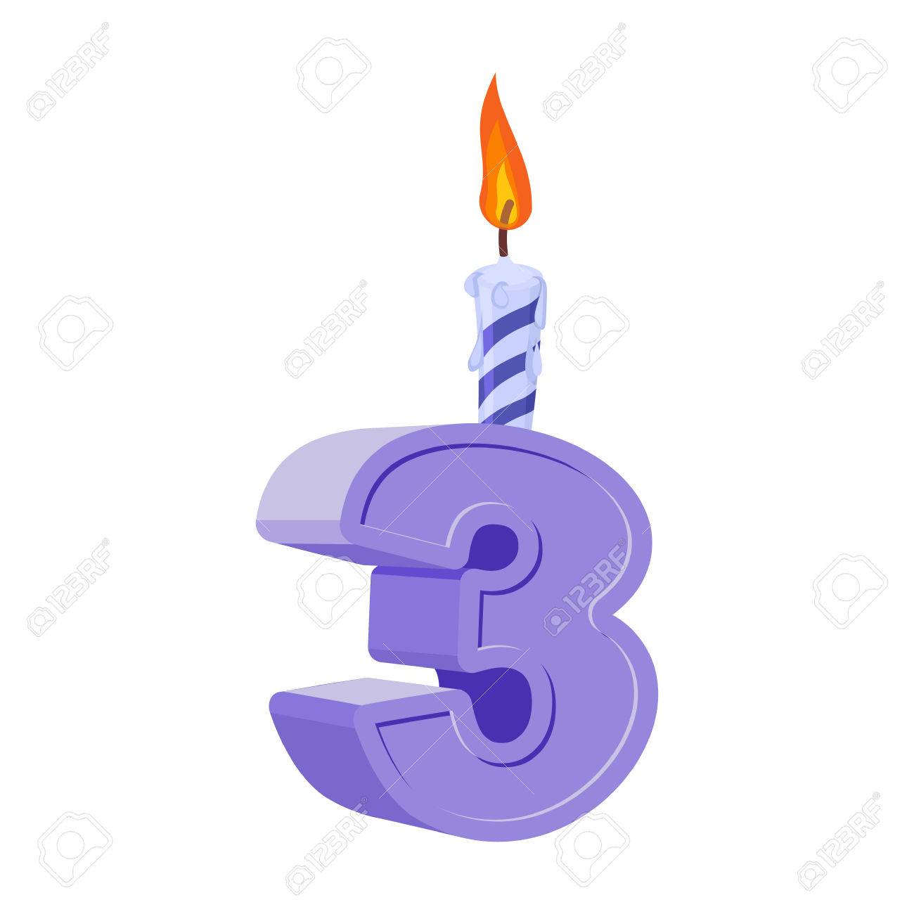 3 Ans D Anniversaire Nombre Avec La Bougie De Fete Pour Le Gateau De Vacances Trois Anniversaire Clip Art Libres De Droits Vecteurs Et Illustration Image 3 Ans D Anniversaire Nombre Avec La Bougie De Fete Pour Le Gateau De Vacances Trois Anniversaire Clip Art Libres De Droits Vecteurs Et Illustration Image