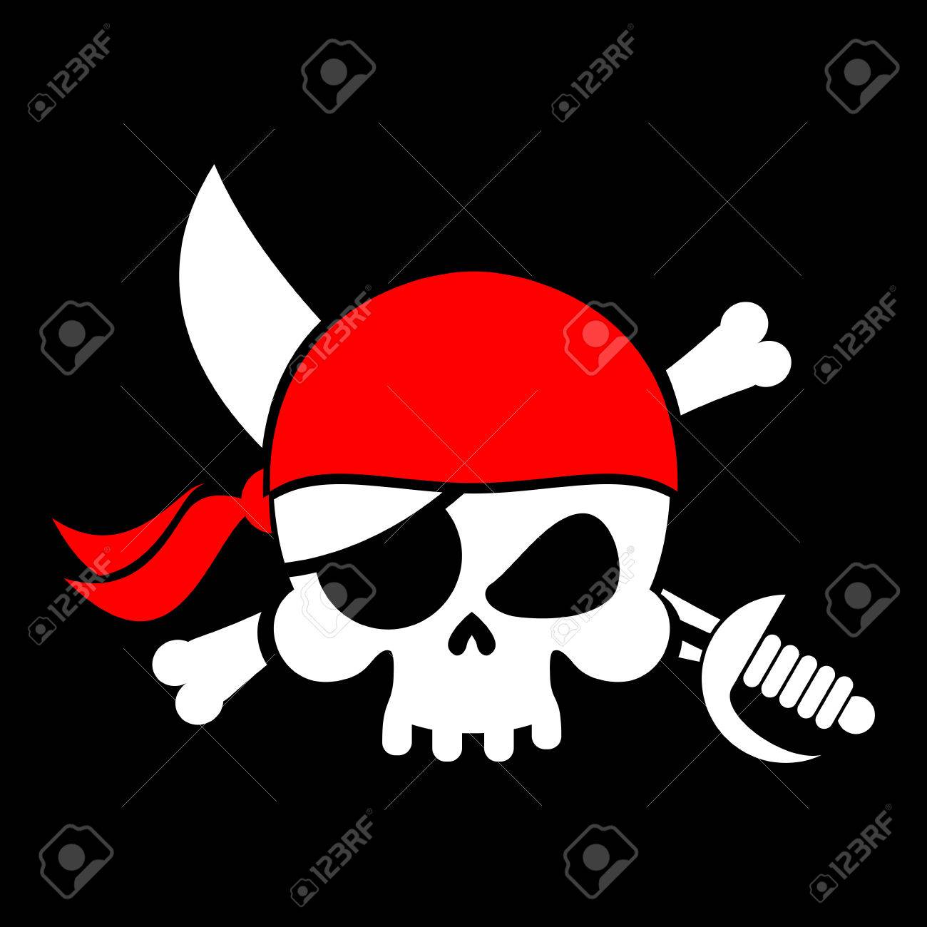 pirate flag skull black banner filibuster head skeleton pirates