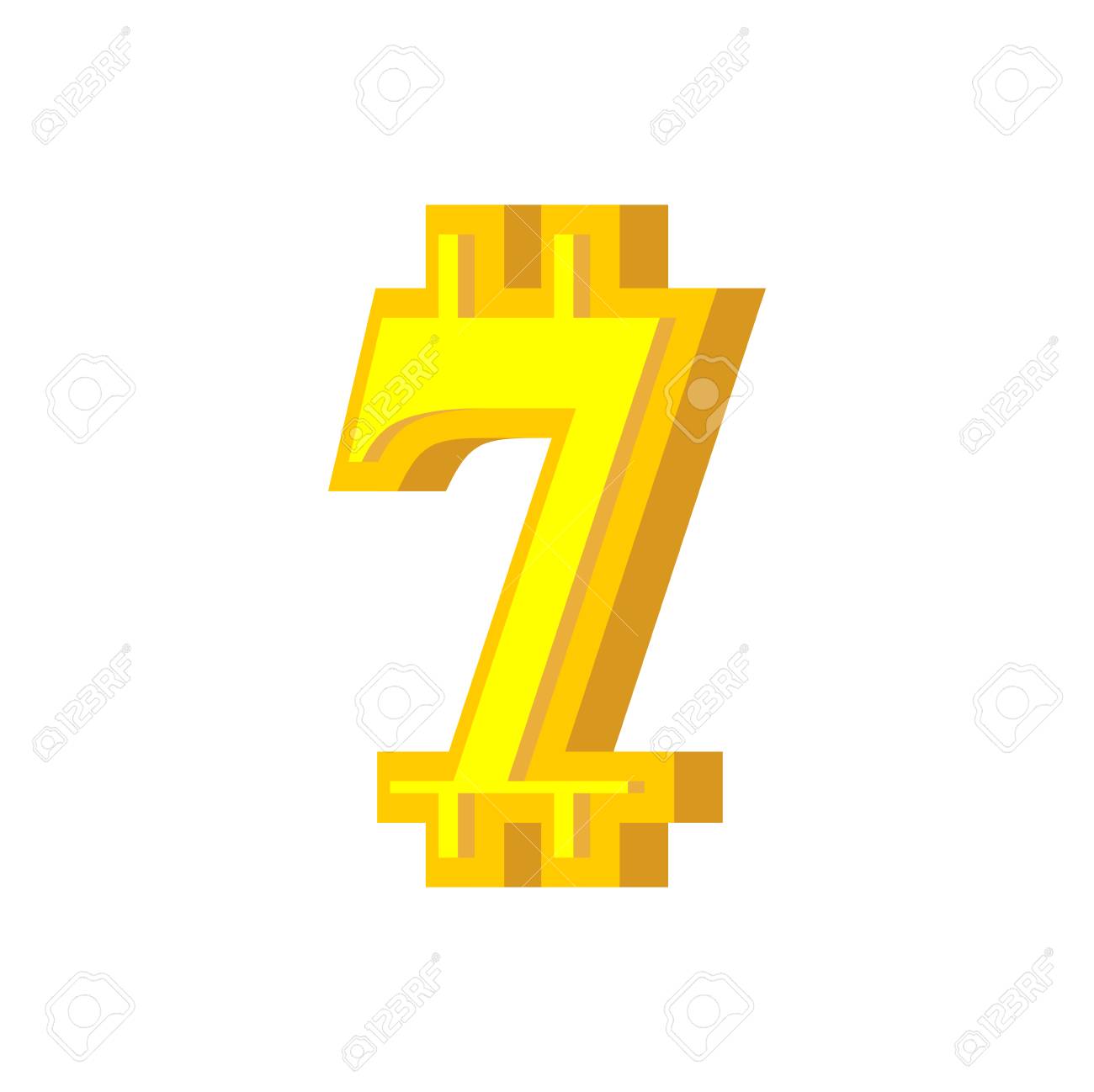 7 숫자 비트 코인 글꼴. 7 숫자 암호화 알파벳입니다. 레터링 가상 돈. 벡터 일러스트 레이 션 로열티 무료 사진, 그림, 이미지  그리고 스톡포토그래피. Image 87469425