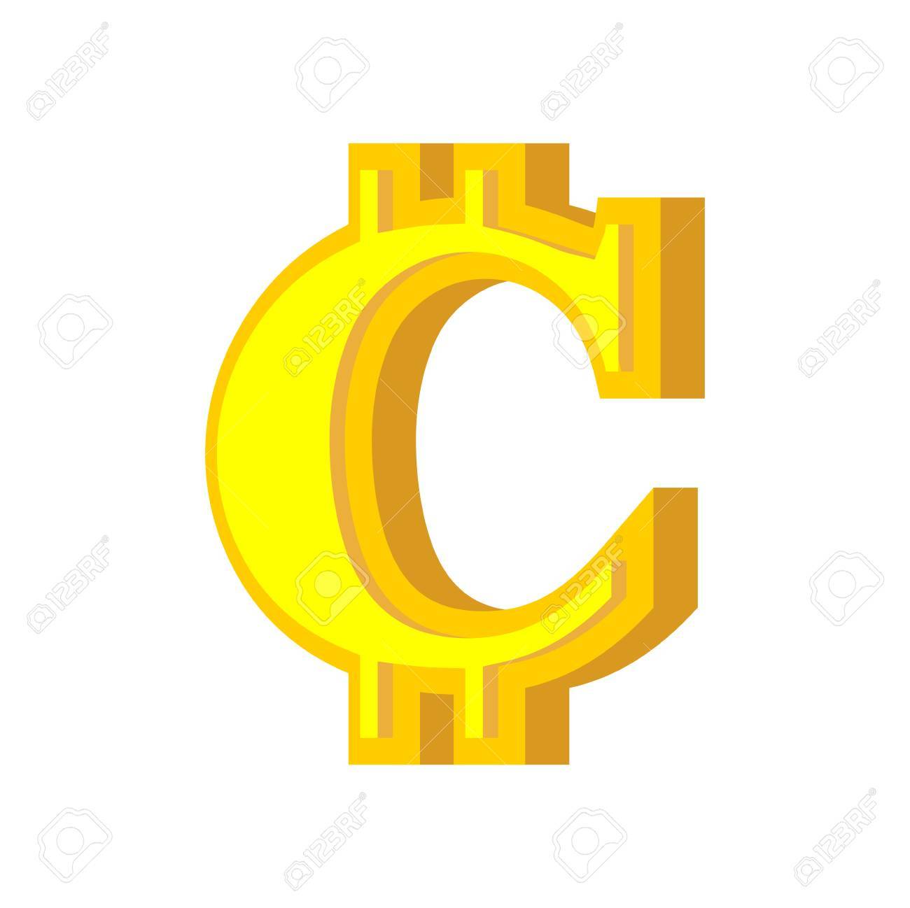 C Letter Bitcoin Font. Cryptocurrency Alphabet. Lettering Virtual Money.  Vector Illustration Royalty Free SVG, Cliparts, Vectors, and Stock  Illustration. Image 87469526.