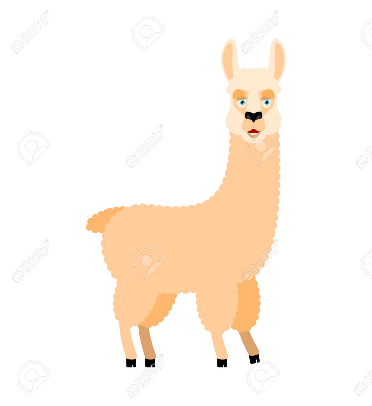 ラマアルパカハッピー 動物の Merryl 絵文字 ベクターイラスト のイラスト素材 ベクタ Image ラマアルパカハッピー 動物の Merryl 絵文字 ベクターイラスト のイラスト素材 ベクタ Image