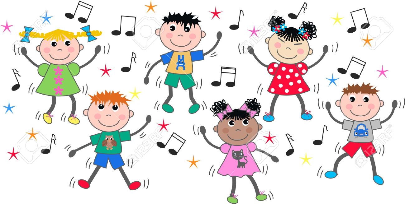 Mixed Ethnci Children Dancing Disco Royalty Free Cliparts, Vectors, And Stock Illustration. Image 14338278.