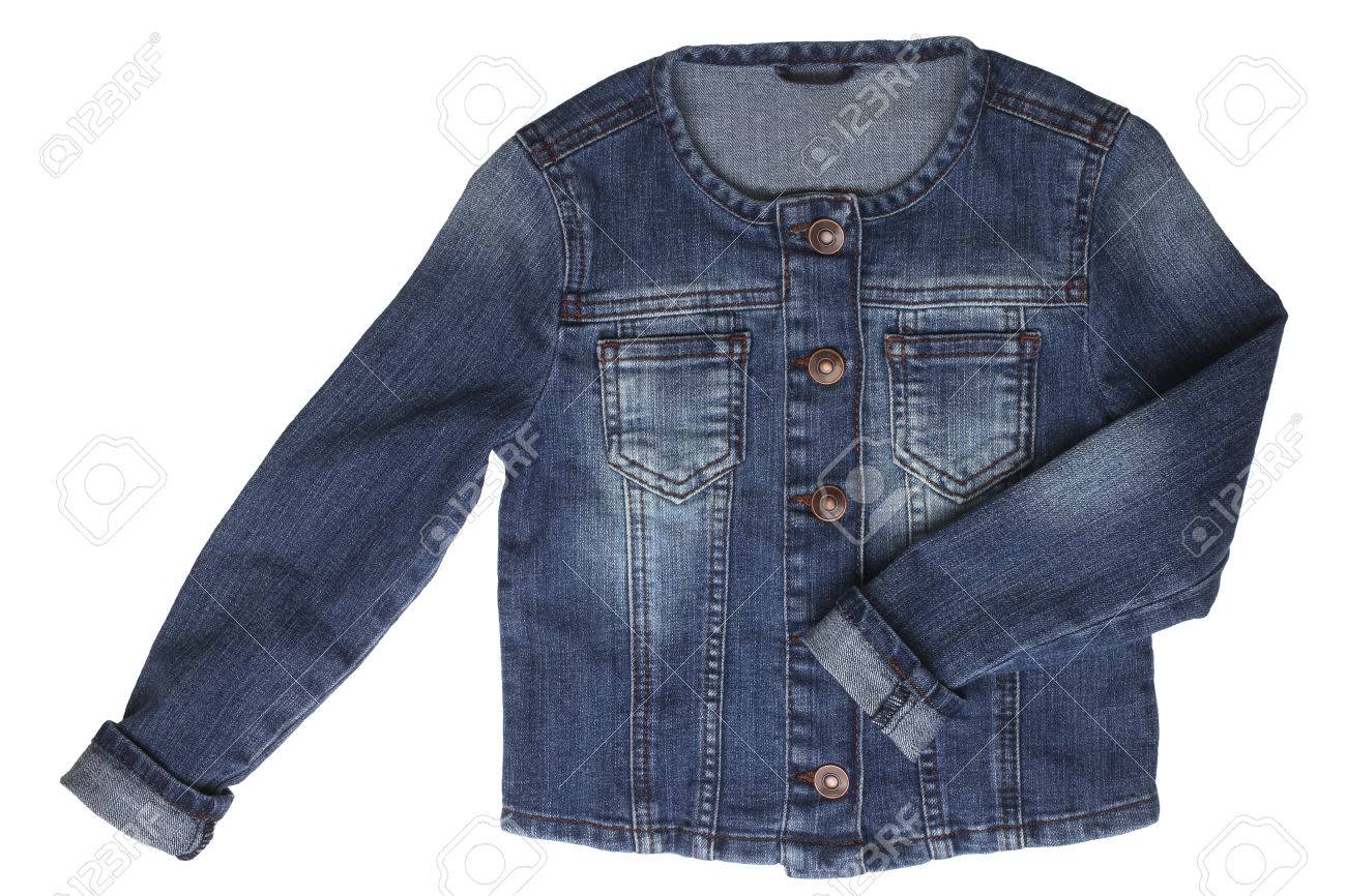 baby white denim jacket