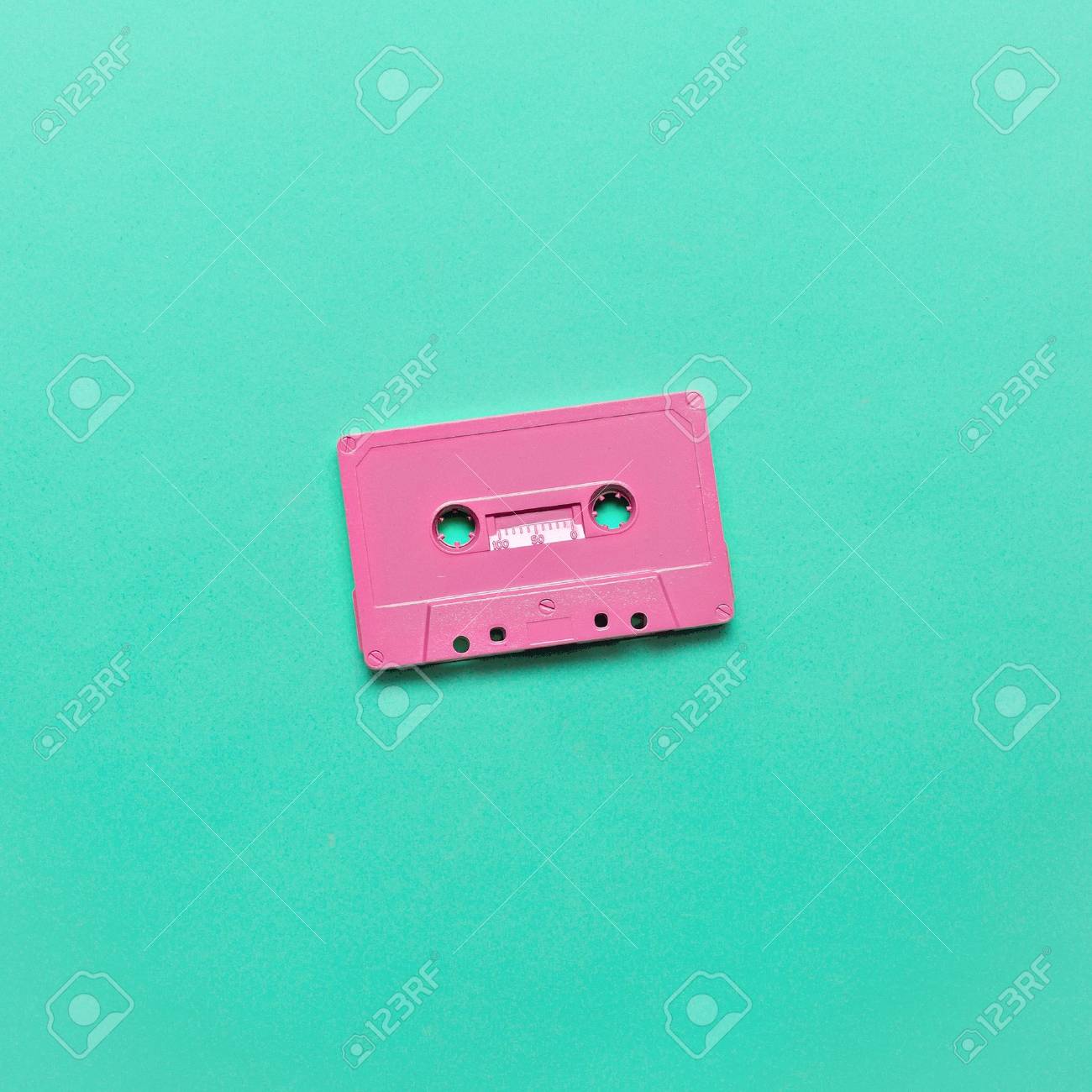 Audio cassette. Retro vibes Minimal art - 77223867 Audio cassette. Retro vibes Minimal art - 77223867
