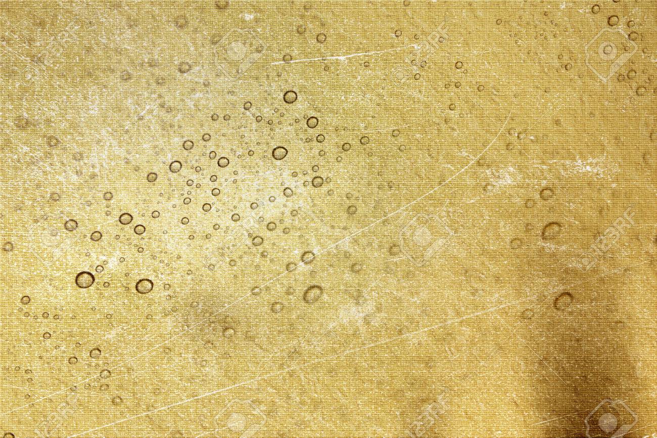 古紙 紙の質感 水滴と茶色の紙 の写真素材 画像素材 Image