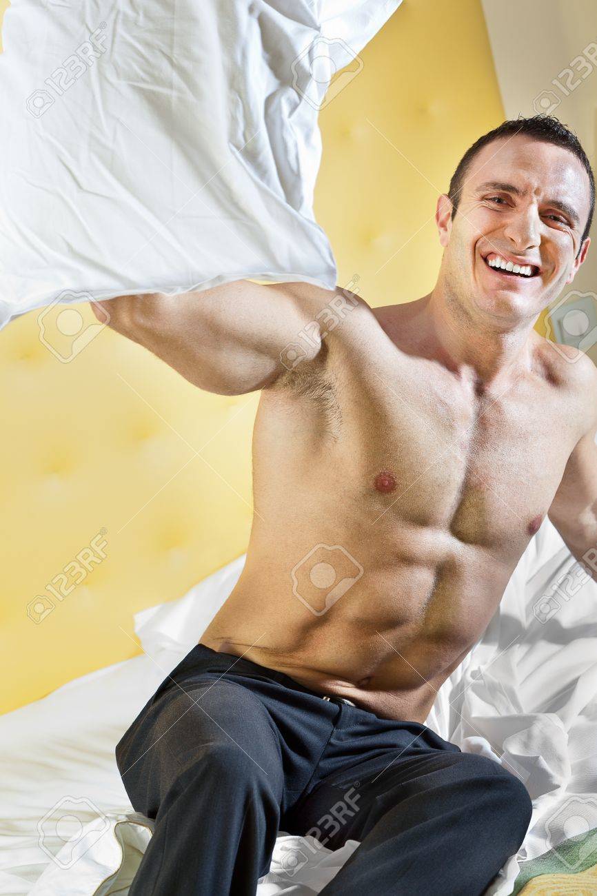 man chest pillow