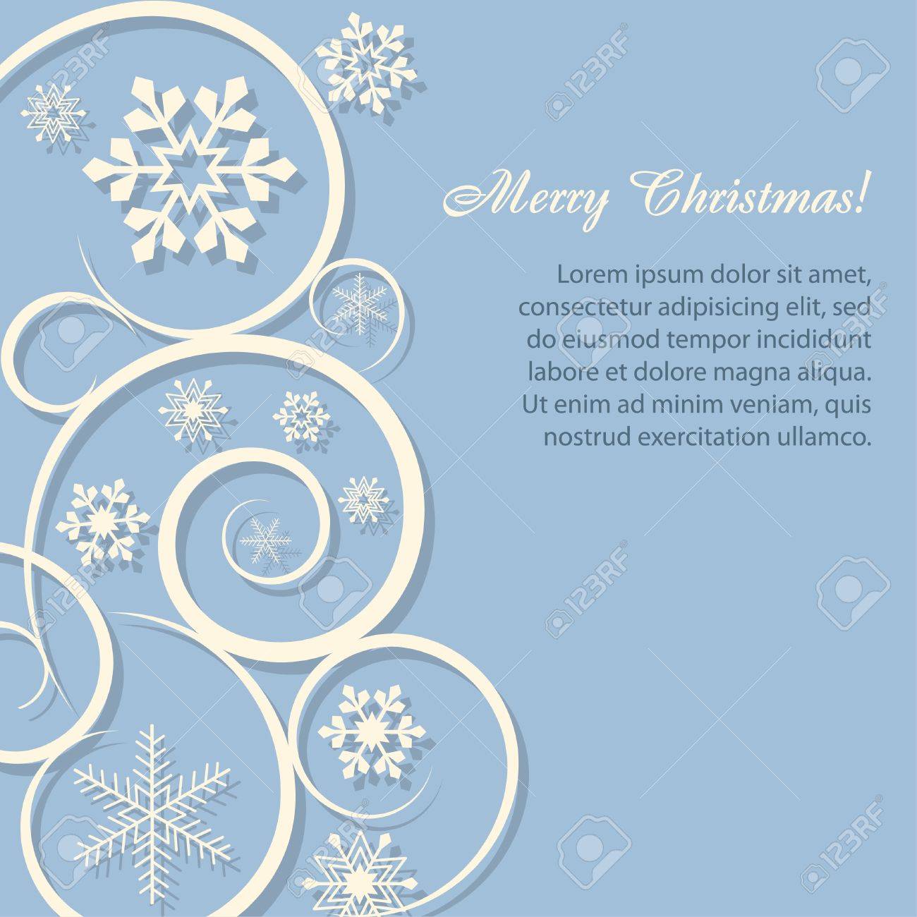 snowflake christmas card backgrounds
