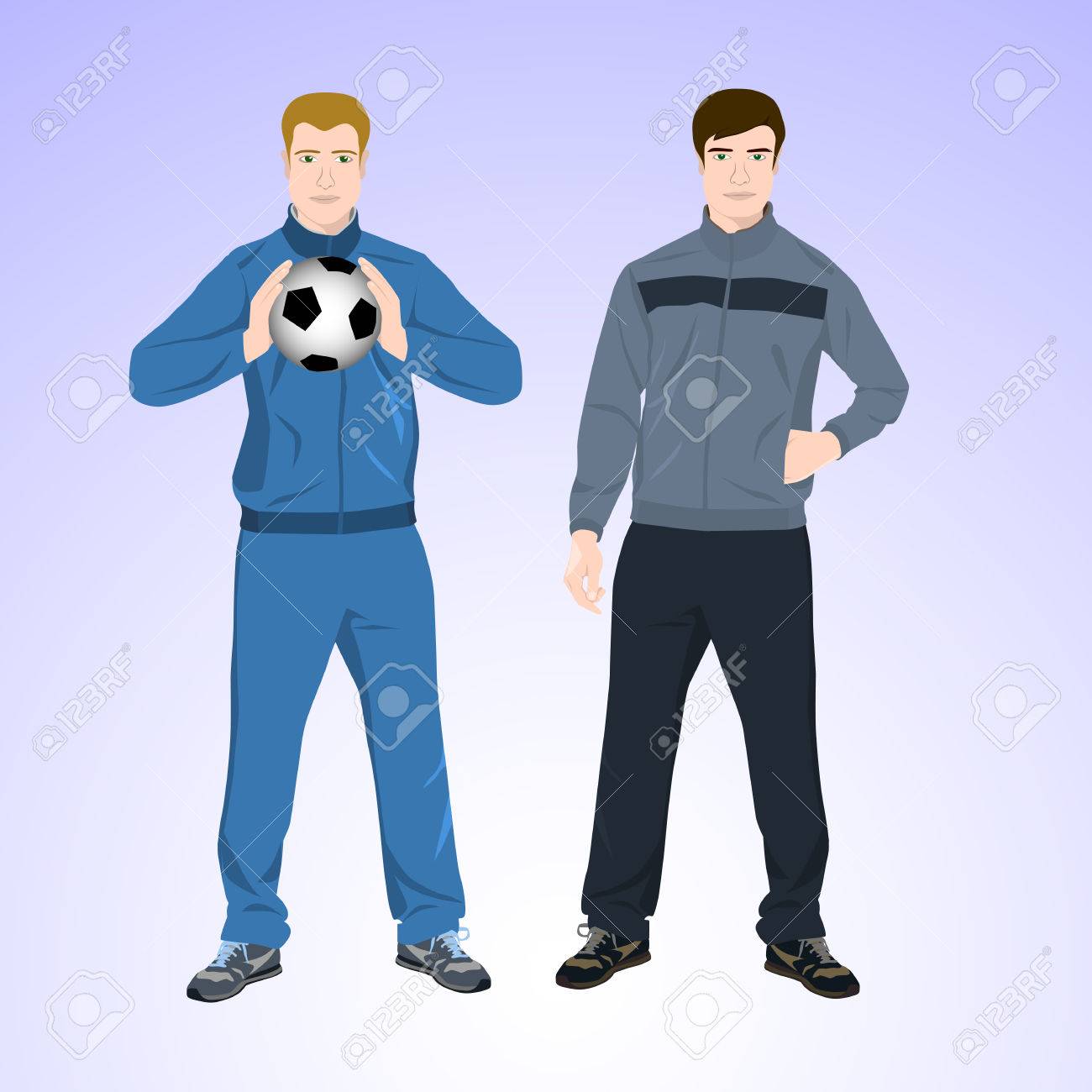 man in tracksuit
