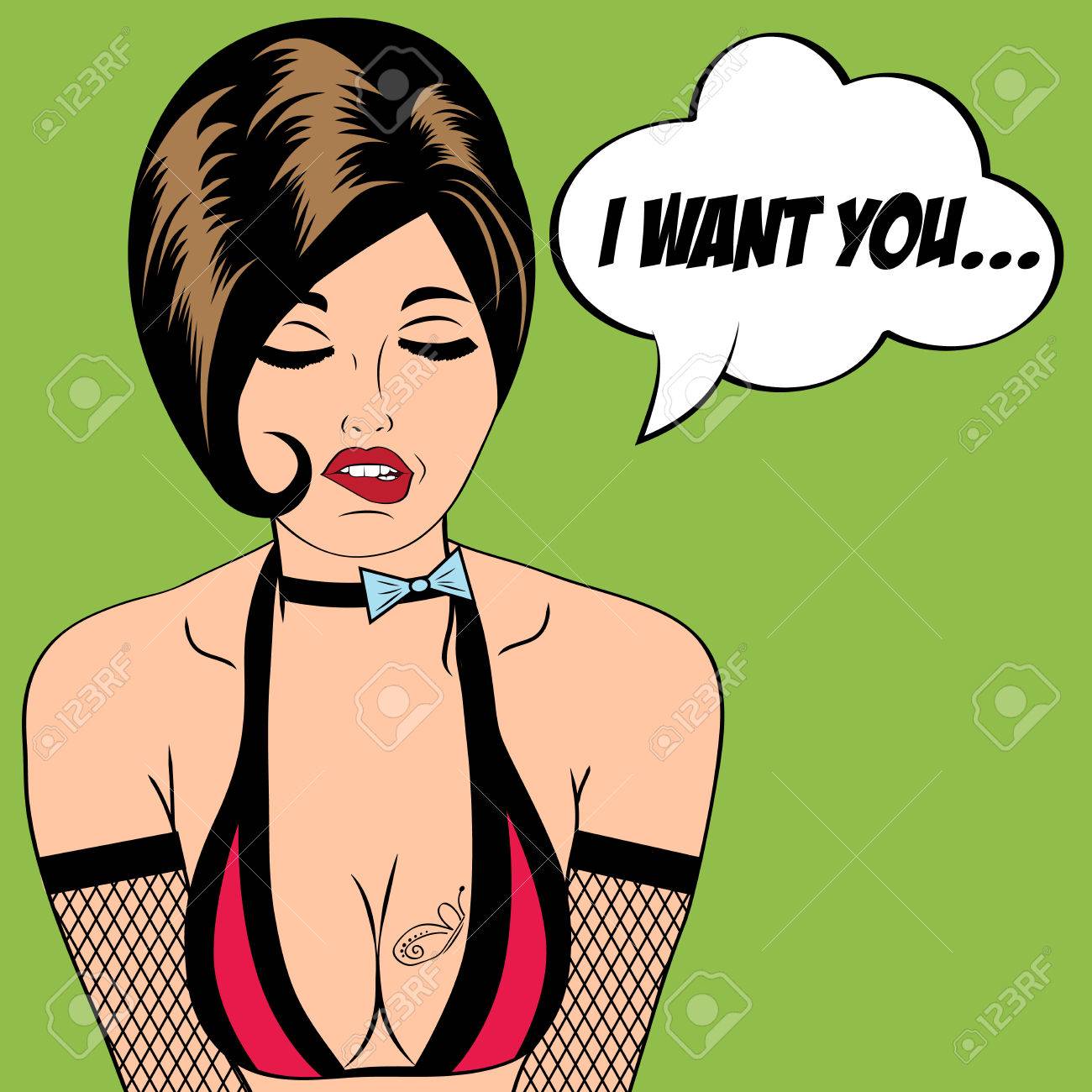 Sexy Horny Woman In Comic Style Royalty Free SVG, Cliparts, Vectors, and  Stock Illustration. Image 37263817.