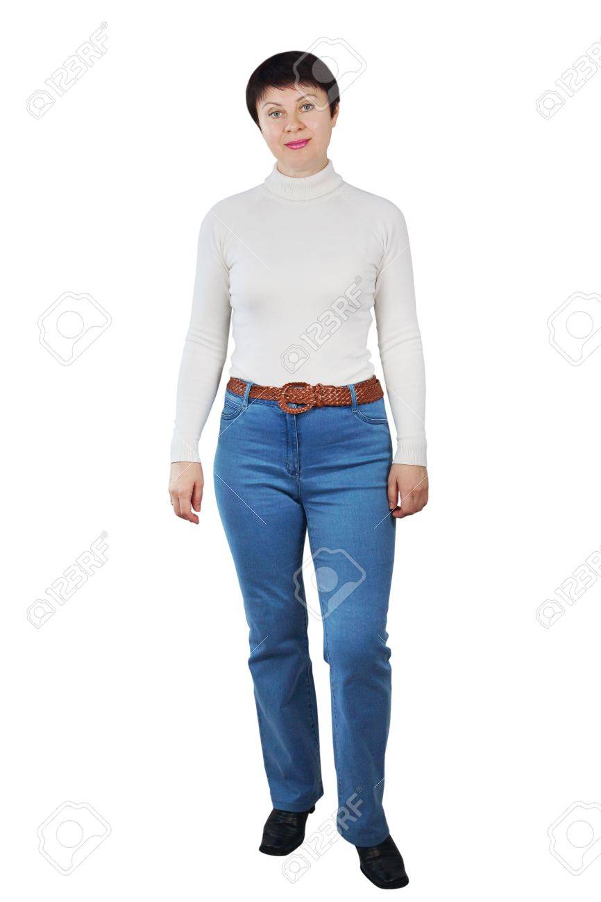 denim with turtleneck