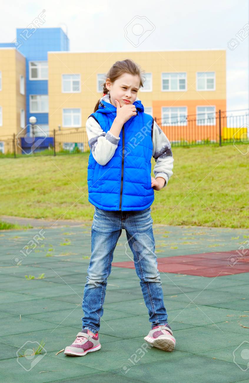 little girl blue jeans