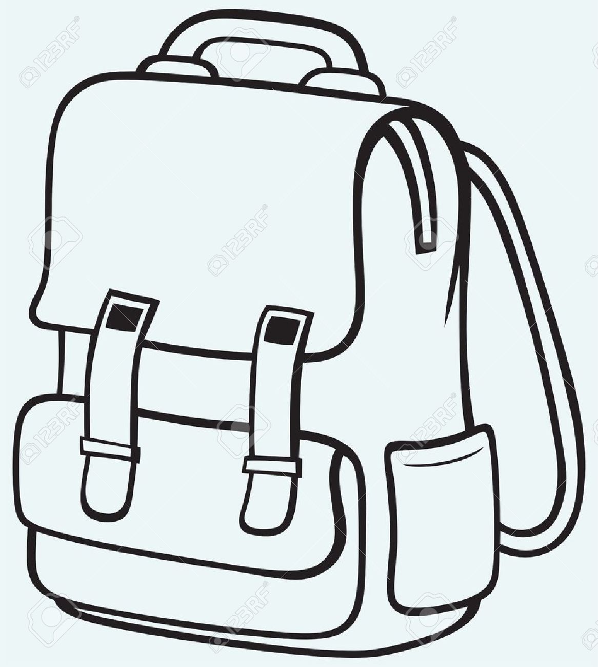 white school bag
