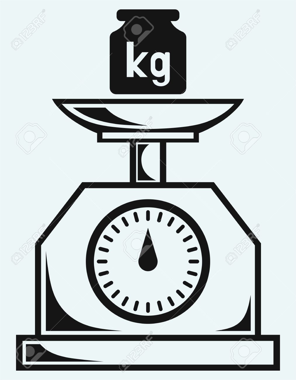 Weight Scale And Weight Kilogram Royalty Free SVG, Cliparts, Vectors, and  Stock Illustration. Image 27735901., image size:1014x1300