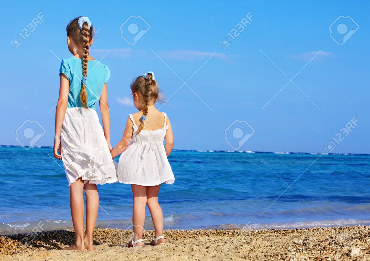 дети beach 