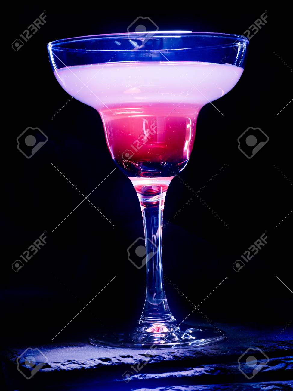 pomegranate cocktail on black background cocktail card 70 stock