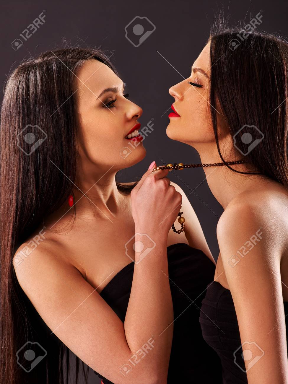 Beautiful Ladys Kiss and Sex