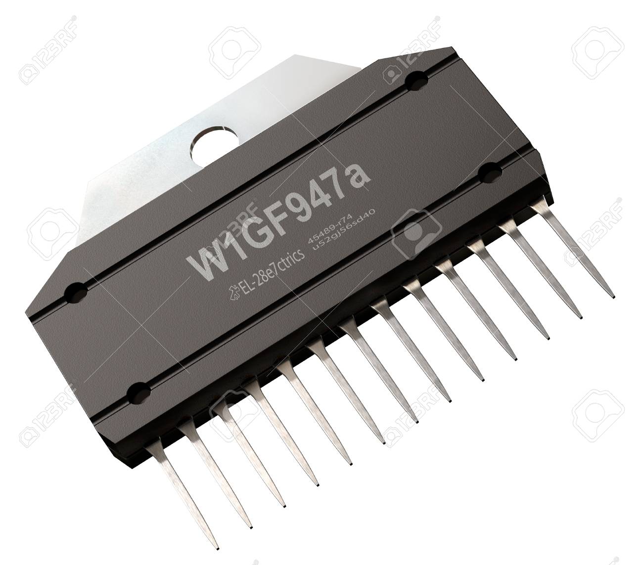 Integrated Circuit Or Micro Chip And New Technologies On Isolated - 