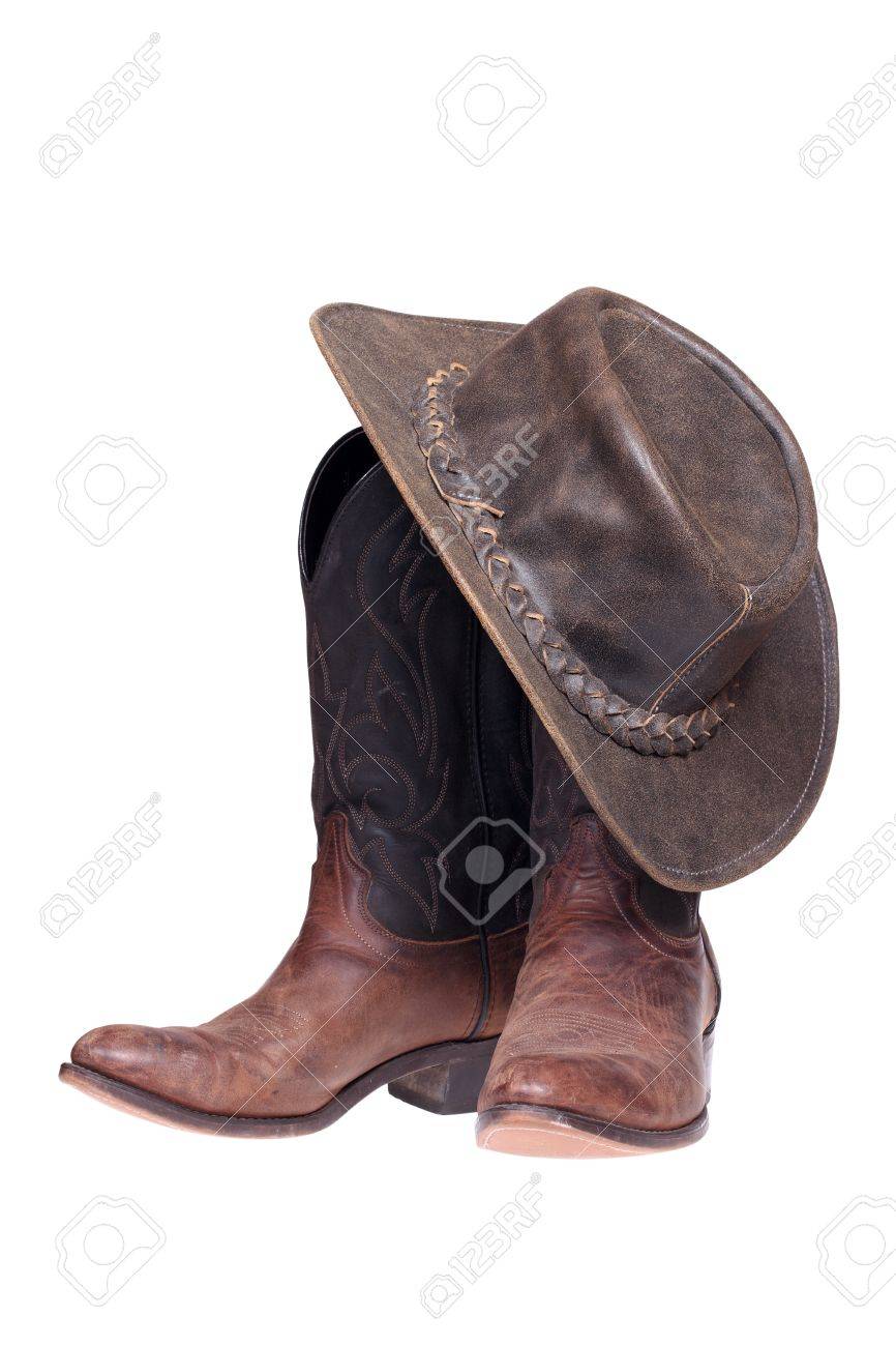 boots and hat