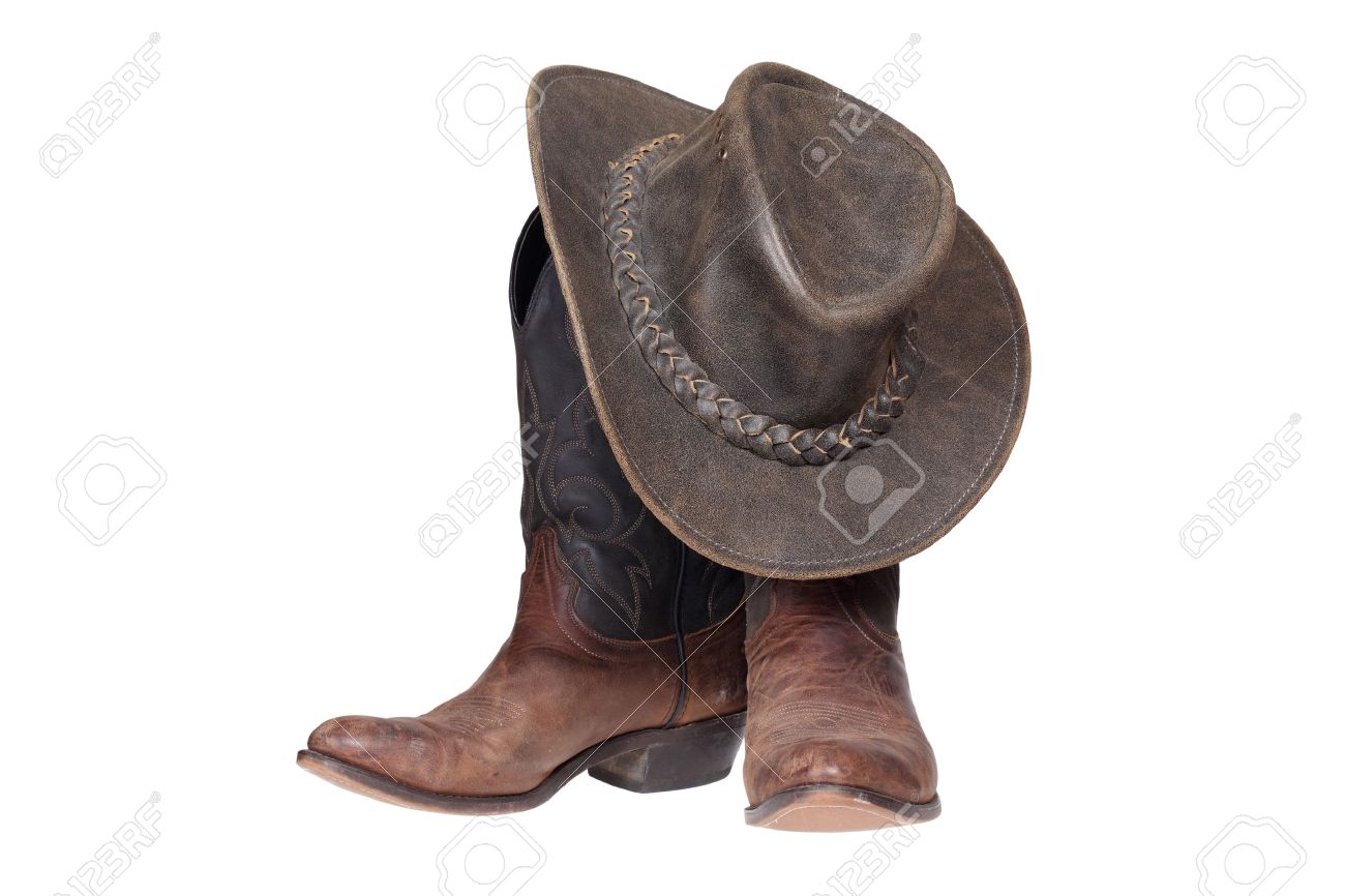 boots and hat