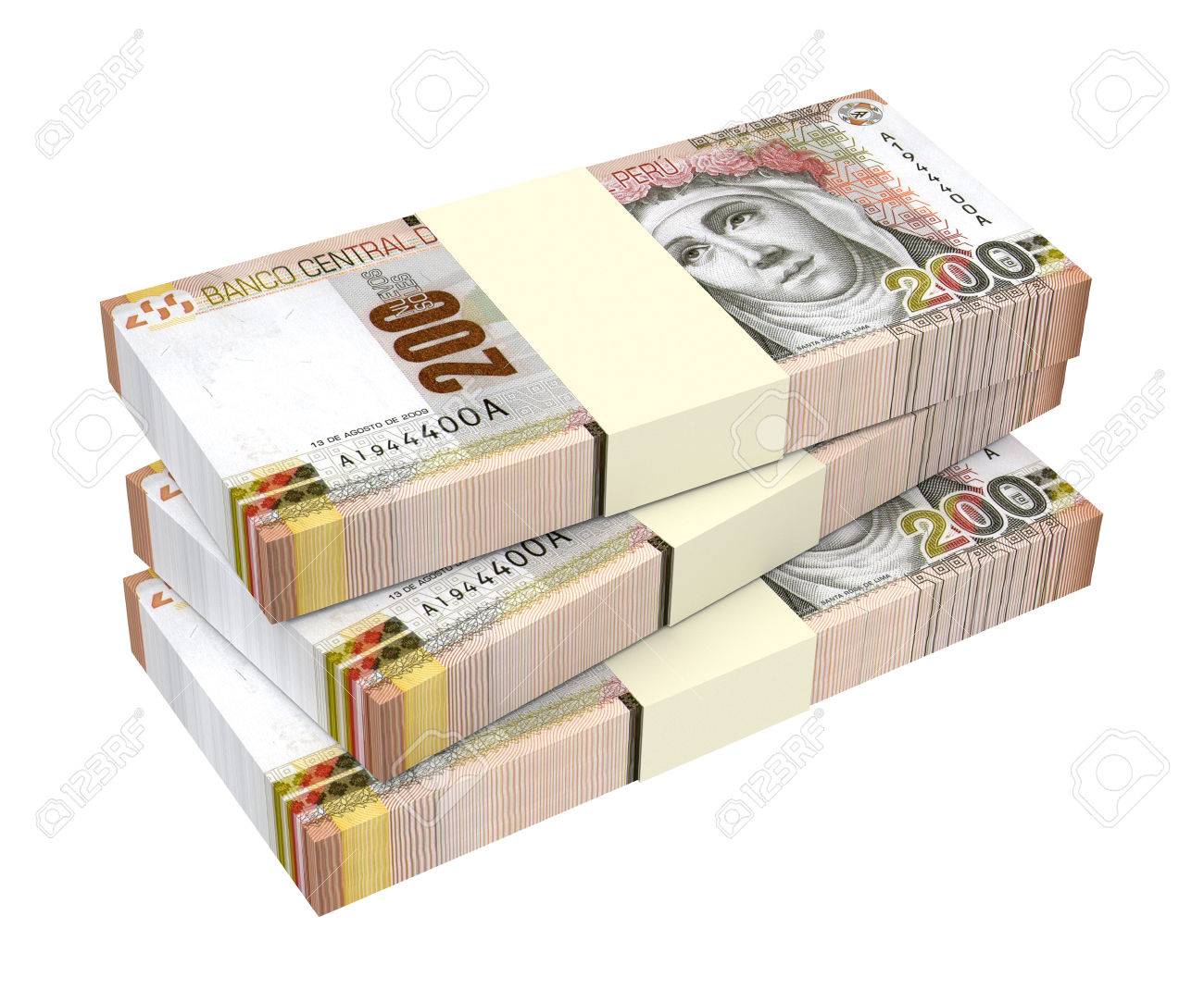 Peruvian Nuevos Soles Isolated On White Background. Computer Generated 3D  Photo Rendering Stock Photo, Picture and Royalty Free Image. Image 42923041.