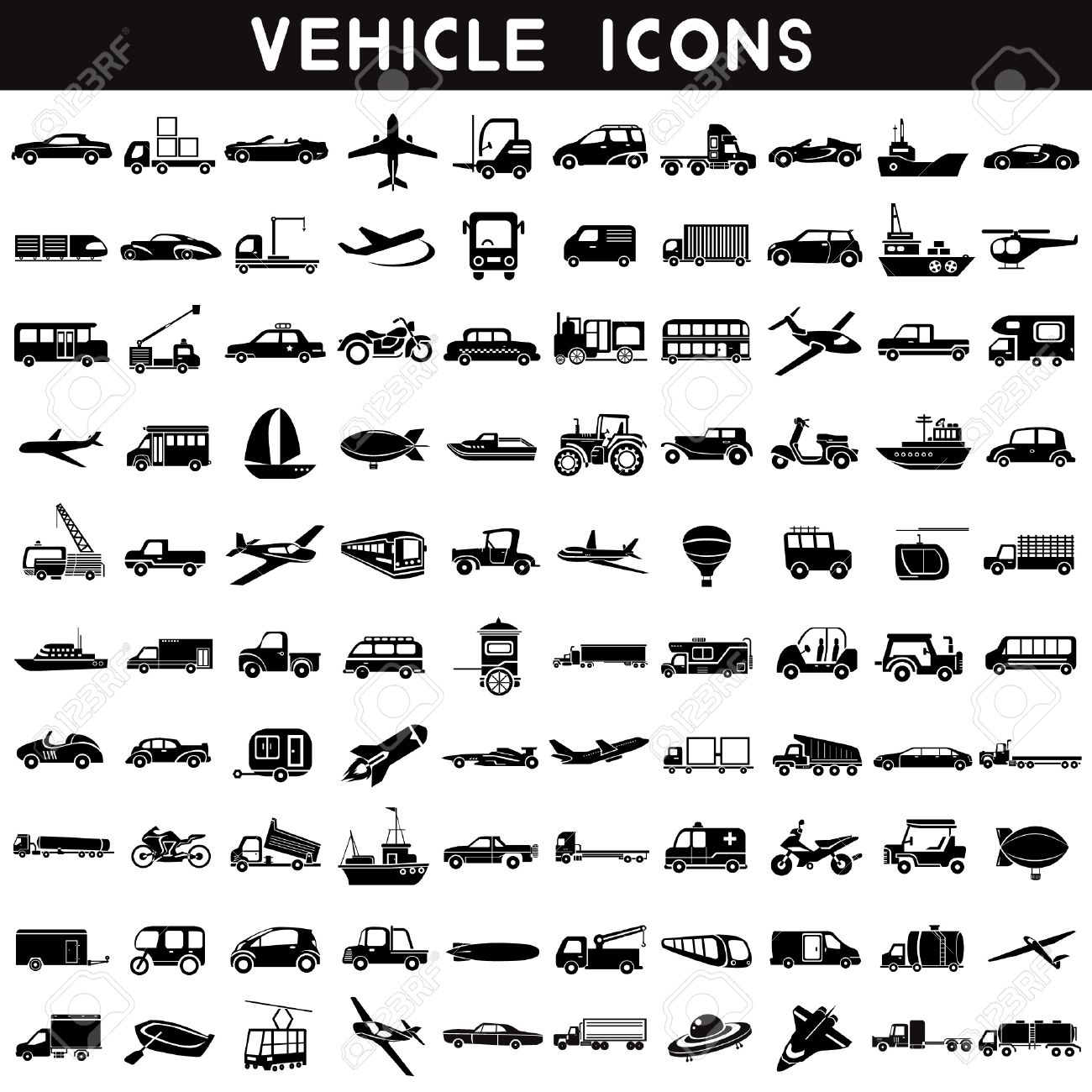 Car - Free transport icons