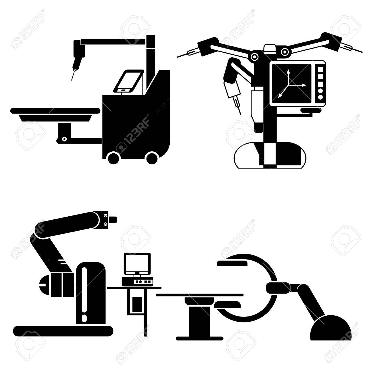 手術ロボットのイラスト素材 ベクタ Image