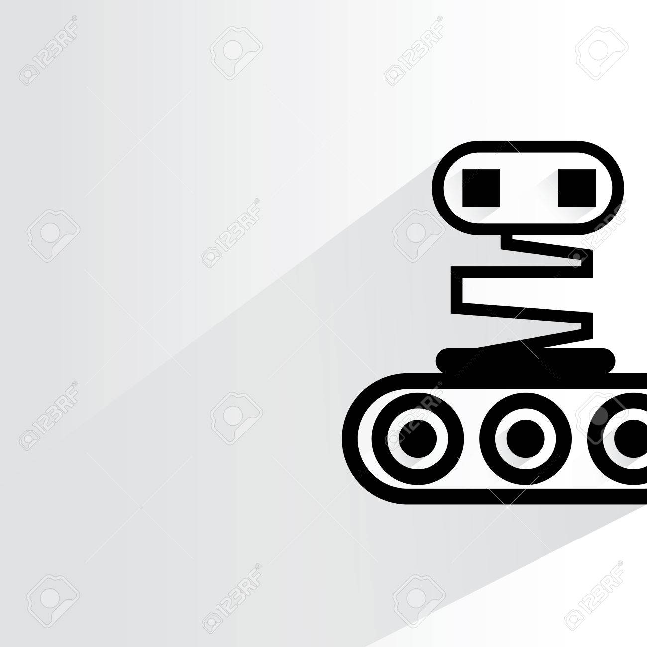 漫画のロボット レスキュー ロボットのイラスト素材 ベクタ Image