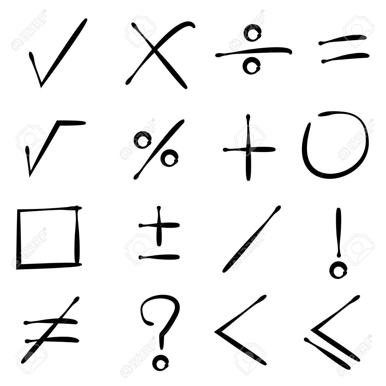 数学記号 のイラスト素材 ベクタ Image