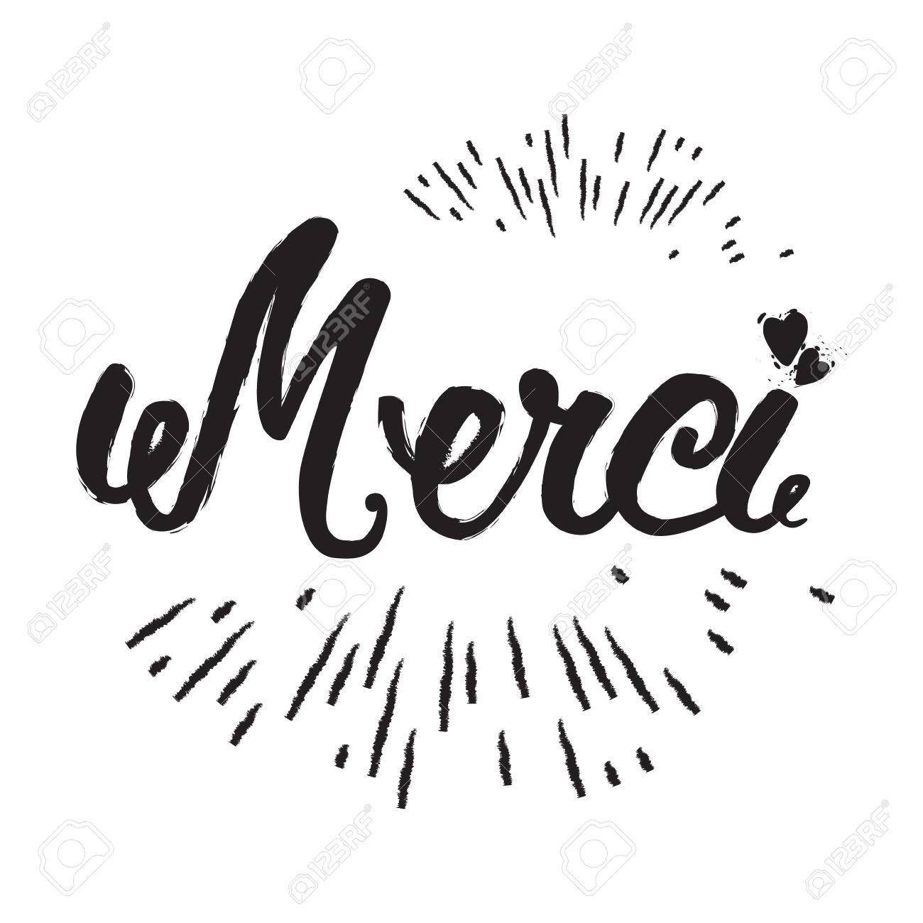 Merci は手レタリングです モダンなブラシ書道 手書きの単語はフランス語でありがとうございますのイラスト素材 ベクタ Image Merci は手レタリングです モダンなブラシ書道 手書きの単語はフランス語でありがとうございますのイラスト素材 ベクタ Image