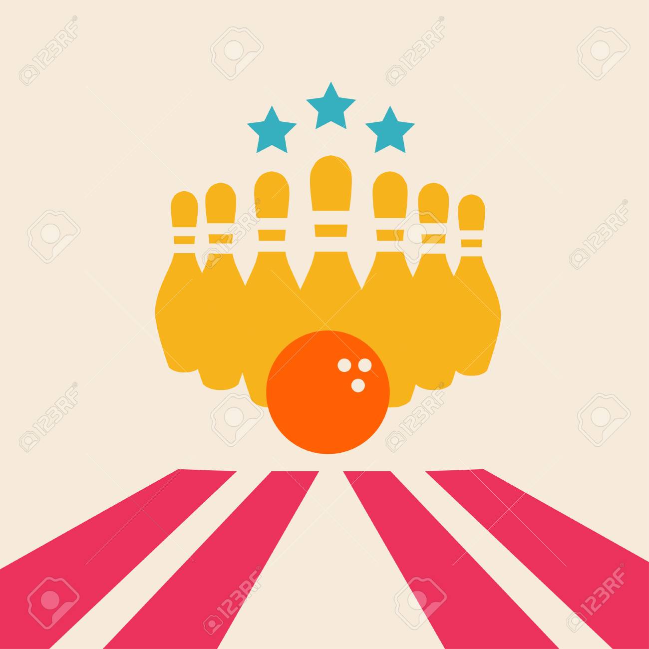 Bowling Game Strike Silhouette Flat Design Illustration Royalty Free SVG,  Cliparts, Vectors, and Stock Illustration. Image 82071982., image size:1300x1300